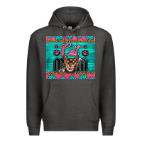 Charcoal Heather Western Bengal Cat Mom Premium Hoodie - LillyAllenDesigns