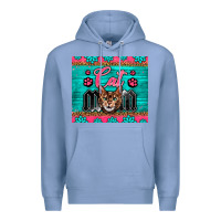 Colony Blue Western Bengal Cat Mom Premium Hoodie - LillyAllenDesigns