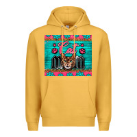 Mustard Western Bengal Cat Mom Premium Hoodie - LillyAllenDesigns
