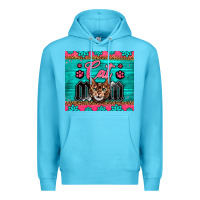 Ocean Blue Western Bengal Cat Mom Premium Hoodie - LillyAllenDesigns