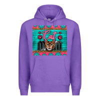 Purple Western Bengal Cat Mom Premium Hoodie - LillyAllenDesigns