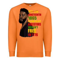 Carrot juneteenth 1885 because my ancestors weren't free in 1776 black man Premium Sweatshirt - HRA Design Shop
