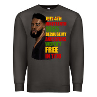 Smoke juneteenth 1885 because my ancestors weren't free in 1776 black man Premium Sweatshirt - HRA Design Shop
