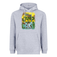 Heather Grey let's go jump in the lake Heavyweight Hoodie - HRA Design Shop