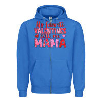 True Royal my favorite valentines call me mama Zipper Hoodie - texasbilliewilder