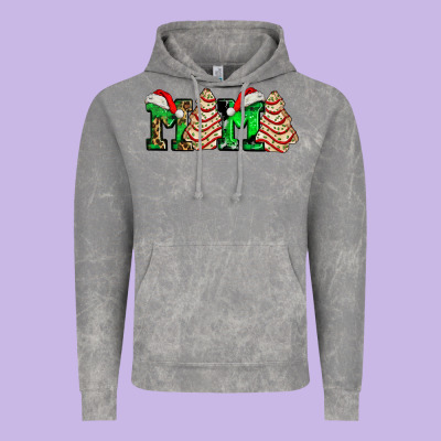 Mama With Christmas Tree Cake Ado Vintage Hoodie Designed By Adodesignshop