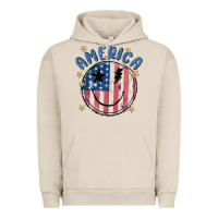 Pigment French Oak America Urban Hoodie - MaliasSmallBusiness