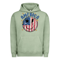 Pigment Oil Green America Urban Hoodie - MaliasSmallBusiness