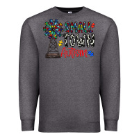 Charcoal Heather small town autism Premium Sweatshirt - CowhideDigitalArt