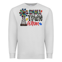 Dove Grey small town autism Premium Sweatshirt - CowhideDigitalArt