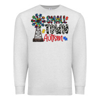 Oatmeal Heather small town autism Premium Sweatshirt - CowhideDigitalArt