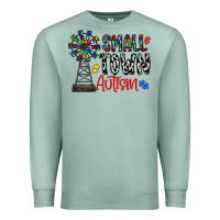 Seafoam small town autism Premium Sweatshirt - CowhideDigitalArt