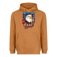 Meerkat American Babe  4th of july Heavyweight Hoodie - CowGirlArtShop