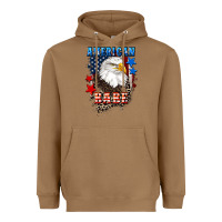 Toasted Coconut American Babe  4th of july Heavyweight Hoodie - CowGirlArtShop