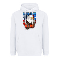 White American Babe  4th of july Heavyweight Hoodie - CowGirlArtShop