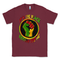 Burgundy it's the black history for me Classic Tee - Zillion Design Studio