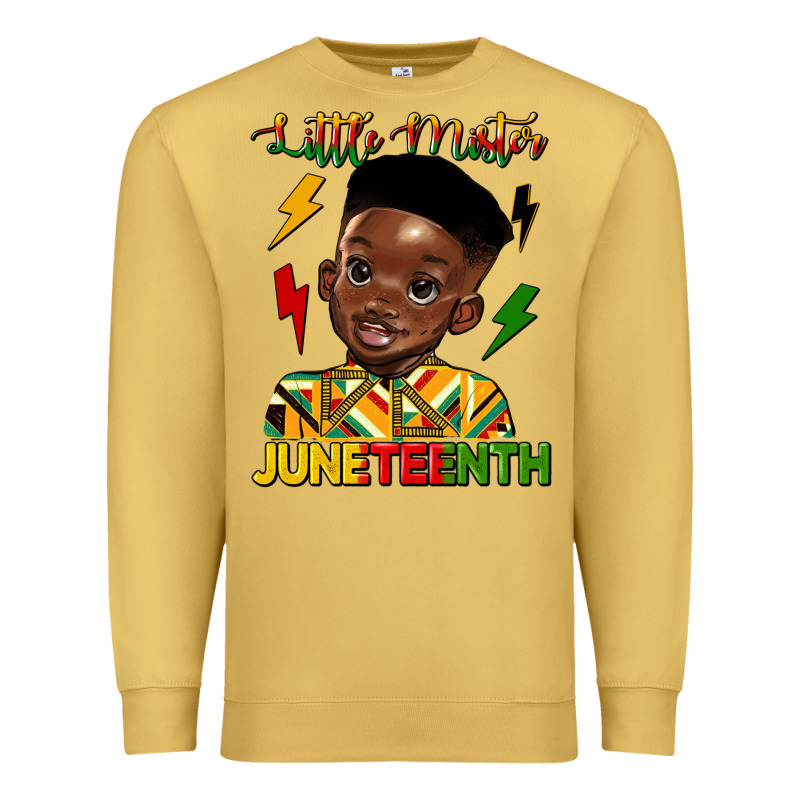 Little Mister Juneteenth Premium Sweatshirt by HRA Design Shop | Teevron
