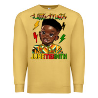 Antique Gold little mister juneteenth Premium Sweatshirt - HRA Design Shop