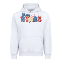 White oh my stars Urban Hoodie - MaliasSmallBusiness