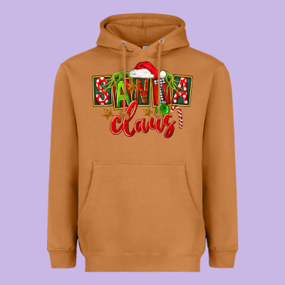 Christmas Santa Claus Heavyweight Hoodie Designed By Fadigitalartstudio