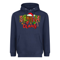 Navy Christmas santa claus Heavyweight Hoodie - FaDigitalArtStudio