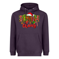 Plum Christmas santa claus Heavyweight Hoodie - FaDigitalArtStudio