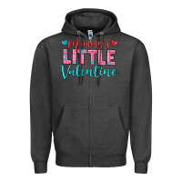 Charcoal Heather momys little valentine Zipper Hoodie - texasbilliewilder