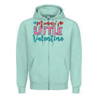 Seafoam momys little valentine Zipper Hoodie - texasbilliewilder