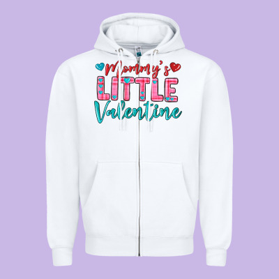 Zipper Hoodie momys little valentine