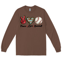 Chestnut peace love west Long Sleeve Tee - BarkalooDesign