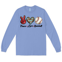 Colony Blue peace love west Long Sleeve Tee - BarkalooDesign