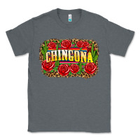 Charcoal Heather chingona Classic Tee - Zillion Design Studio