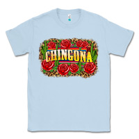 Dusty Blue chingona Classic Tee - Zillion Design Studio