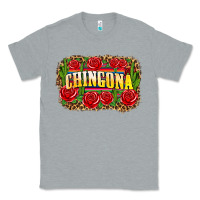 Heather Grey chingona Classic Tee - Zillion Design Studio