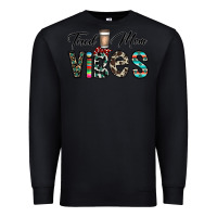 Black tired mom vibes Premium Sweatshirt - CowhideDigitalArt