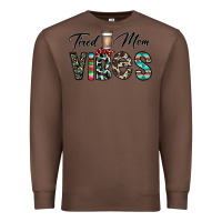 Chestnut tired mom vibes Premium Sweatshirt - CowhideDigitalArt