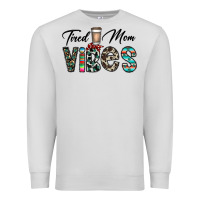 Dove Grey tired mom vibes Premium Sweatshirt - CowhideDigitalArt