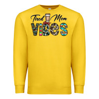 Lemon tired mom vibes Premium Sweatshirt - CowhideDigitalArt