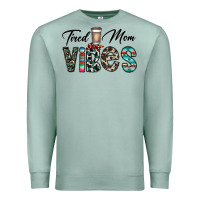 Seafoam tired mom vibes Premium Sweatshirt - CowhideDigitalArt