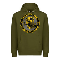 Army Green the first team 1st cavalry division Premium Hoodie - Jasminsmagicworld
