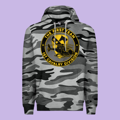 The First Team 1st Cavalry Division Premium Hoodie Designed By Jasminsmagicworld