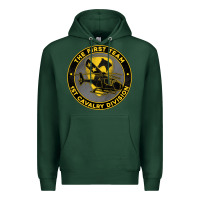 Sports Green the first team 1st cavalry division Premium Hoodie - Jasminsmagicworld