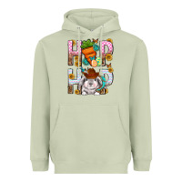 Matcha Western Hip hop Bunny Heavyweight Hoodie - Neo Western