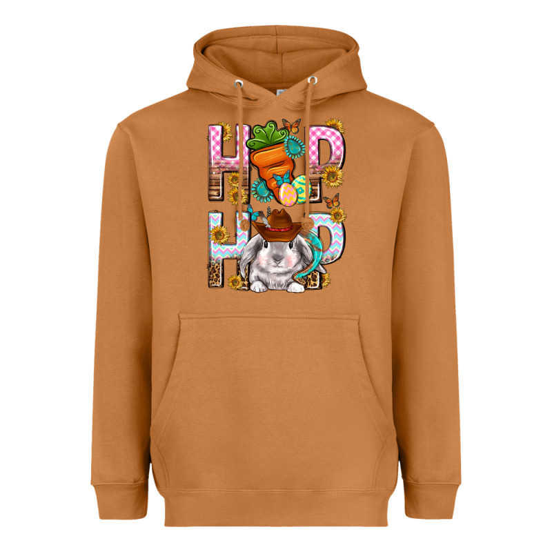 Western Hip Hop Bunny Heavyweight Hoodie by Neo Western | Teevron