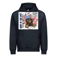 Navy land of the free Urban Hoodie - MaliasSmallBusiness