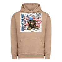 Pigment Burro land of the free Urban Hoodie - MaliasSmallBusiness