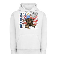 Pigment Lunar Rock land of the free Urban Hoodie - MaliasSmallBusiness