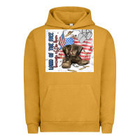 Pigment Peanut Butter land of the free Urban Hoodie - MaliasSmallBusiness