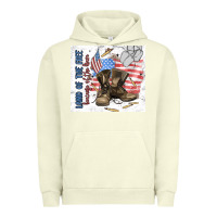 Pigment Pistachio land of the free Urban Hoodie - MaliasSmallBusiness