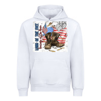 White land of the free Urban Hoodie - MaliasSmallBusiness
